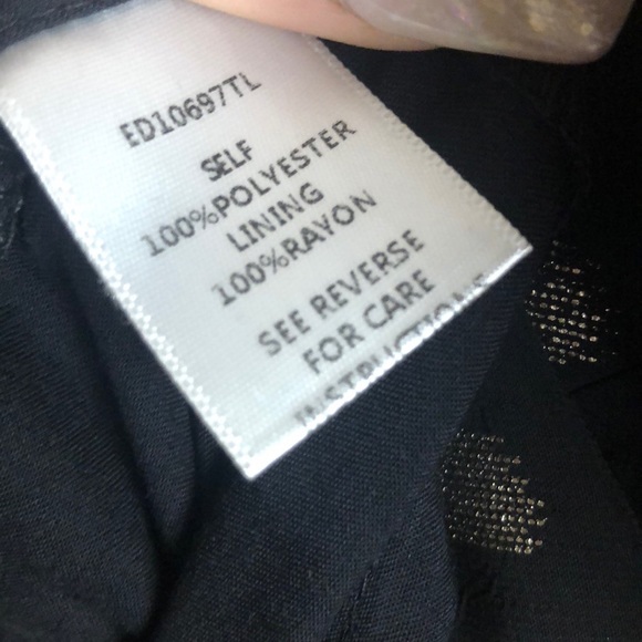 SEXY BLACK AND GOLD OPEN BACK MINI DRESS - Picture 5 of 5